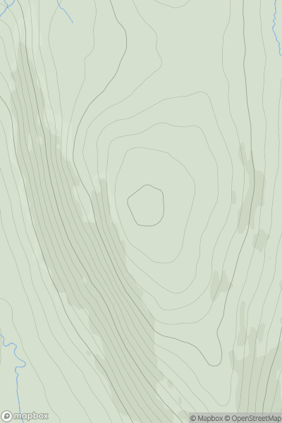 Thumbnail image for Kilbride Hill [Loch Fyne to Bute and the Firth of Clyde] [NS030694] showing contour plot for surrounding peak